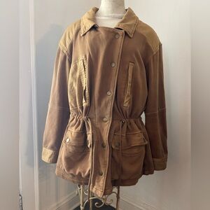 We The Free SATURDAY utility jacket Light Mustard sz XL